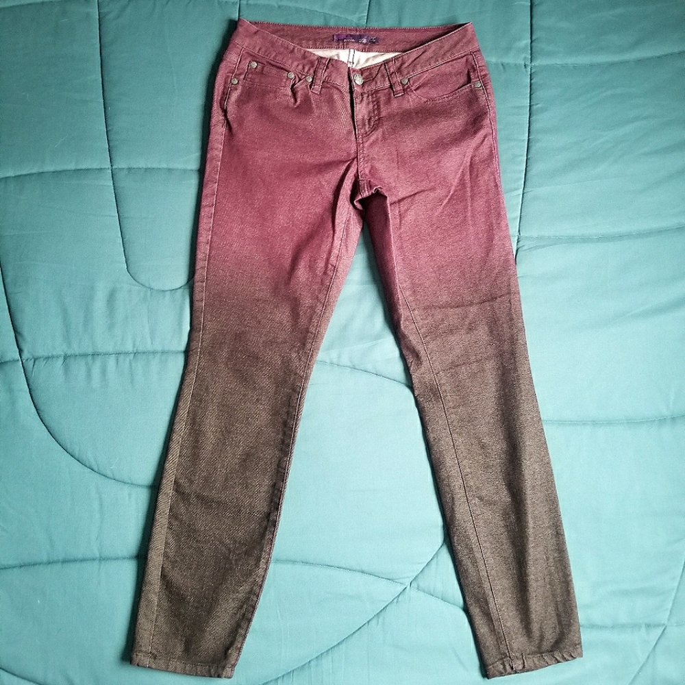 PrAna Jett Jeans •Like NEW• plum ombre